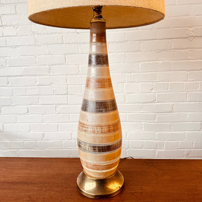 BITOSSI MCM STRIPED CERAMIC TABLE LAMP