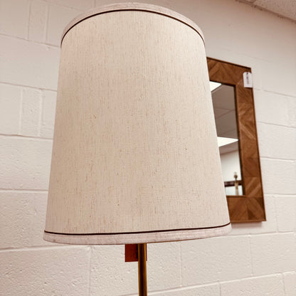MCM LAUREL FLOOR LAMP WITH INTEGRATED TABLE & SHADE