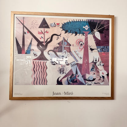 Joan Miro、PEINTURE、画集画、新品額装付 JOAN MIRO 