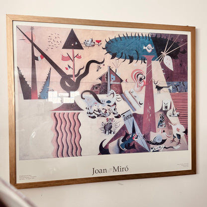 JOAN MIRO "TERRA IIAURADA" FRAMED PRINT