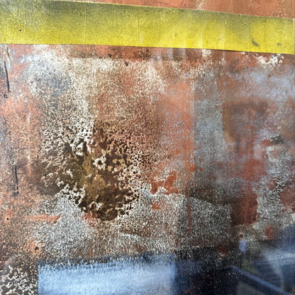 FRAMED ABSTRACT MIXED MEDIA ART