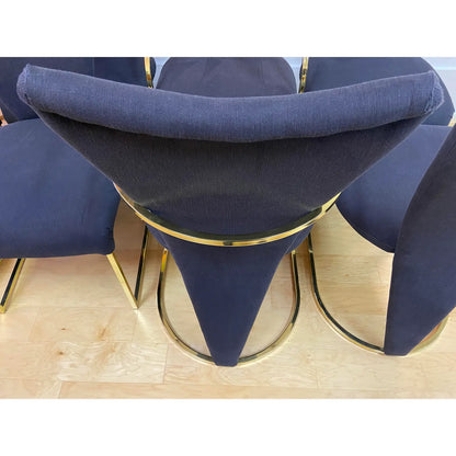SET OF 8 DINING CHAIRS BY DESIGN INSTITUTE OF AMERICA