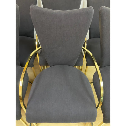 SET OF 8 DINING CHAIRS BY DESIGN INSTITUTE OF AMERICA