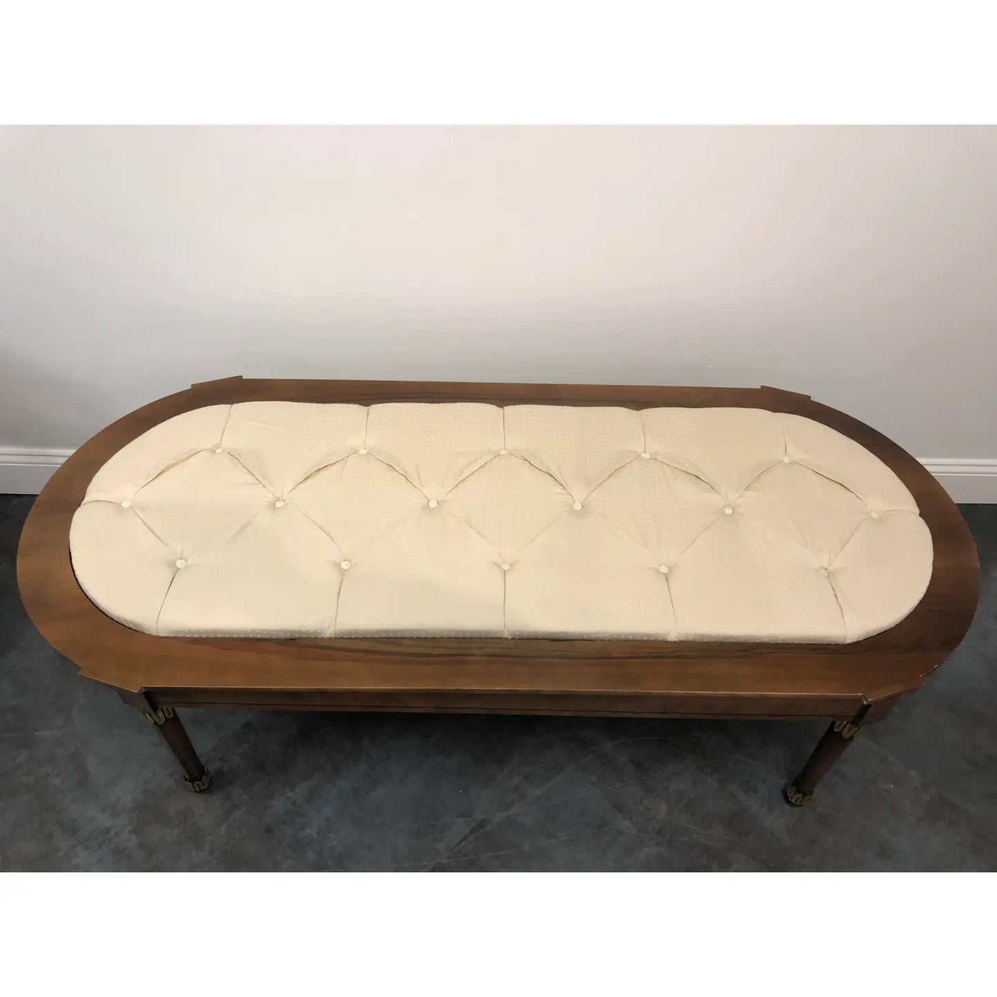 Hollywood Regency Convertible Coffee Table to Bench