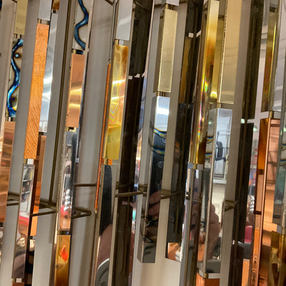 1982 SIGNED METAL WALL SCULPTURE BY RH BERGER