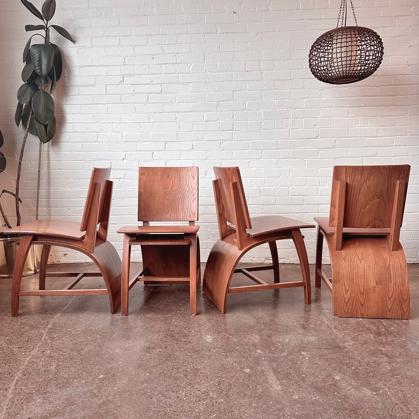 BENTWOOD CHAIRS BY ROBERT BLAIR - SET OF 4