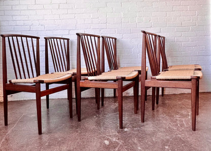 SYLVE STENQUIST FOR DUX DINING CHAIRS, 1950'S - SET OF 6