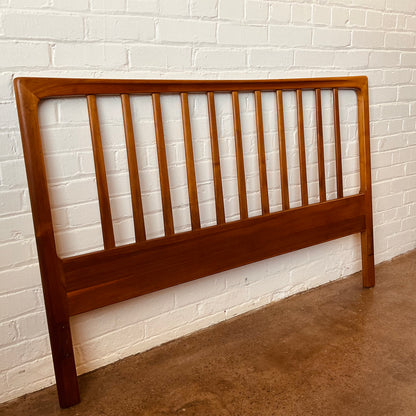 DANISH TEAK FULL-SIZE BED HEADBOARD