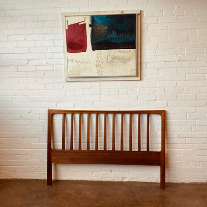 DANISH TEAK FULL-SIZE BED HEADBOARD