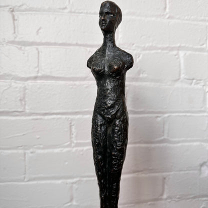 BRONZE SCULPTURE "EVENING SHADOW" ETRUSCAN STYLE