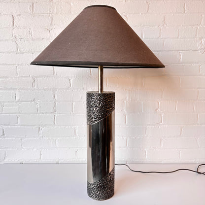 BRUTALIST LAMP IN RICHARD BARR STYLE