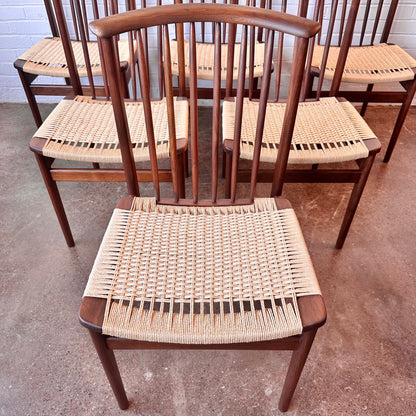 SYLVE STENQUIST FOR DUX DINING CHAIRS, 1950'S - SET OF 6