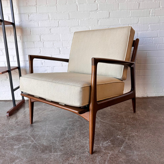 DANISH ARM CHAIR MODEL 596 BY LAWRENCE PEABODY FOR SELIG