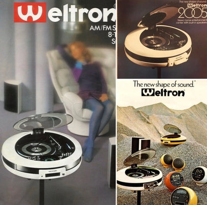 VINTAGE 2005 WELTRON HOME STEREO, CA. 1973