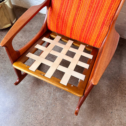 SOLID DANISH TEAK ROCKER BY R HUBER