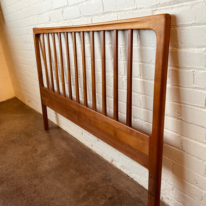 DANISH TEAK FULL-SIZE BED HEADBOARD