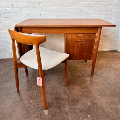 GUNNAR NIELSEN TEAK DROP LEAF WRITING DESK