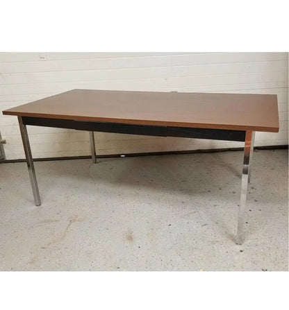 KNOLL 1960S OVERSIZE TANKER DESK BY ART METAL