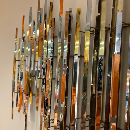 1982 SIGNED METAL WALL SCULPTURE BY RH BERGER