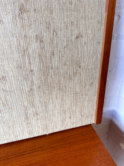 DANISH TEAK NIGHTSTANDS AND HEADBOARD