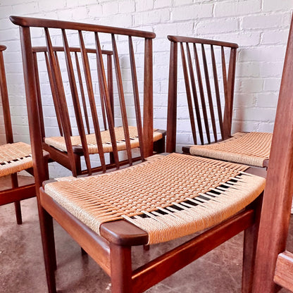 SYLVE STENQUIST FOR DUX DINING CHAIRS, 1950'S - SET OF 6