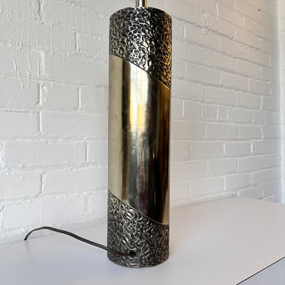 BRUTALIST LAMP IN RICHARD BARR STYLE