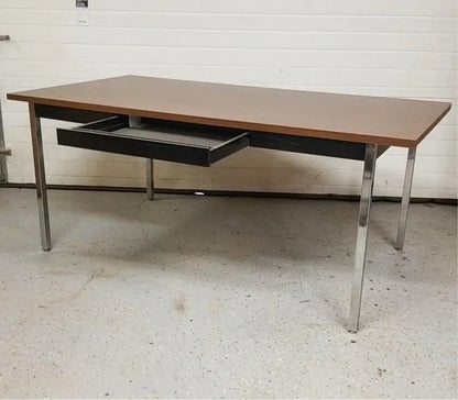 KNOLL 1960S OVERSIZE TANKER DESK BY ART METAL