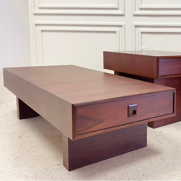 DANISH ROSEWOOD COFFEE TABLE WITH DRAWERS