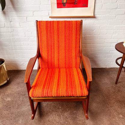 SOLID DANISH TEAK ROCKER BY R HUBER