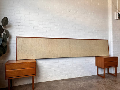DANISH TEAK NIGHTSTANDS AND HEADBOARD