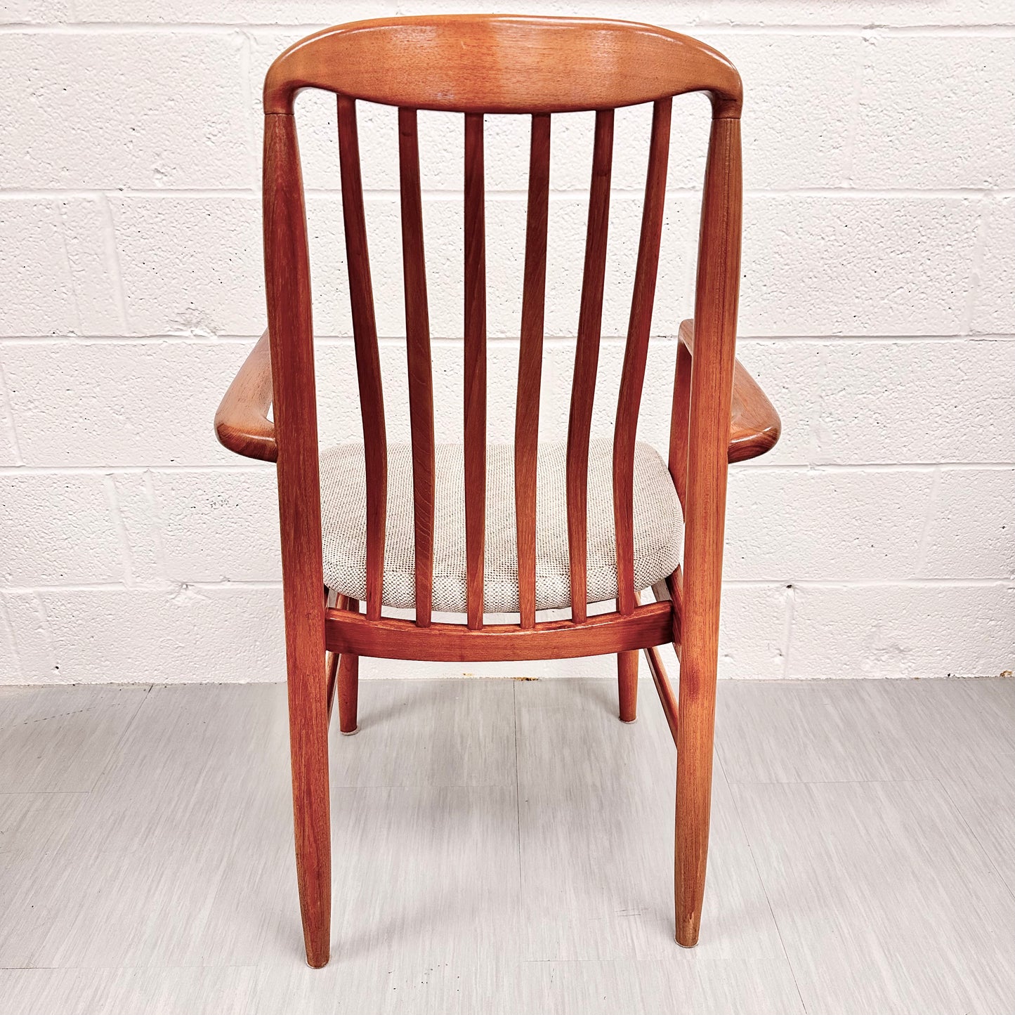 BENNY LINDEN TEAK DINING CHAIRS, SET OF 6