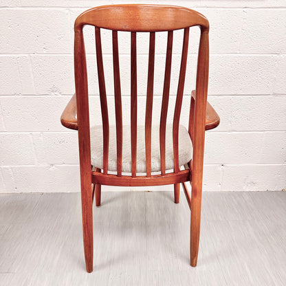 BENNY LINDEN TEAK DINING CHAIRS, SET OF 6