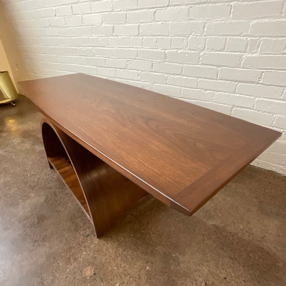CUSTOM WALNUT CAMBER COFFEE TABLE