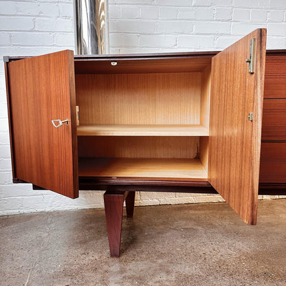 DUTCH MODERN LOWBOARD CREDENZA BY MARTEN FRANCKENA