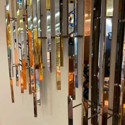 1982 SIGNED METAL WALL SCULPTURE BY RH BERGER