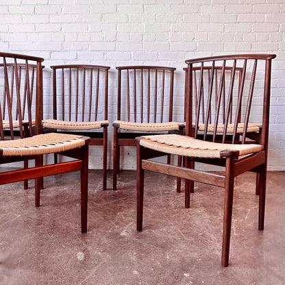 SYLVE STENQUIST FOR DUX DINING CHAIRS, 1950'S - SET OF 6