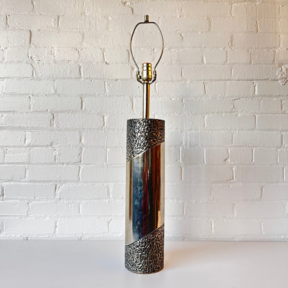 BRUTALIST LAMP IN RICHARD BARR STYLE