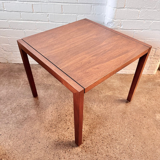 WALNUT SIDE TABLE BY LEIF JACOBSEN
