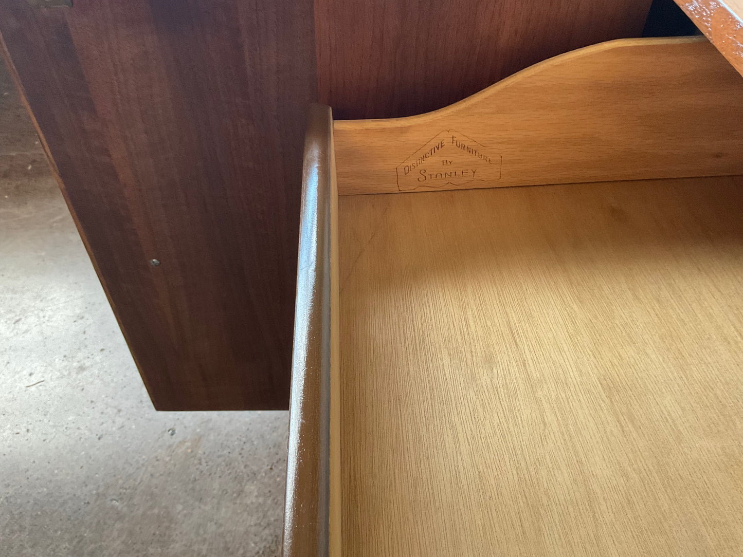 RESTORED PAUL BROWNING WALNUT & ROSEWOOD CREDENZA