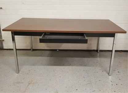 KNOLL 1960S OVERSIZE TANKER DESK BY ART METAL