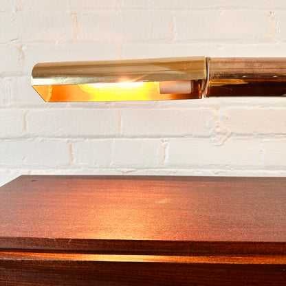 1970S MODERNIST BRASS DESK LAMP BY JIM BINDMAN