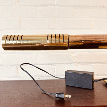 1970S MODERNIST BRASS DESK LAMP BY JIM BINDMAN