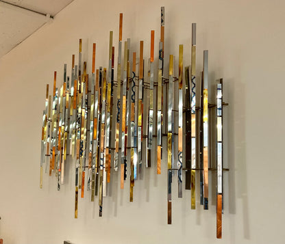 1982 SIGNED METAL WALL SCULPTURE BY RH BERGER