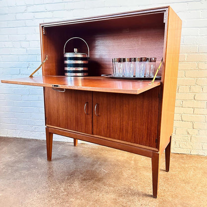 MAHOGANY COCKTAIL BAR CABINET BY GORDON RUSSELL