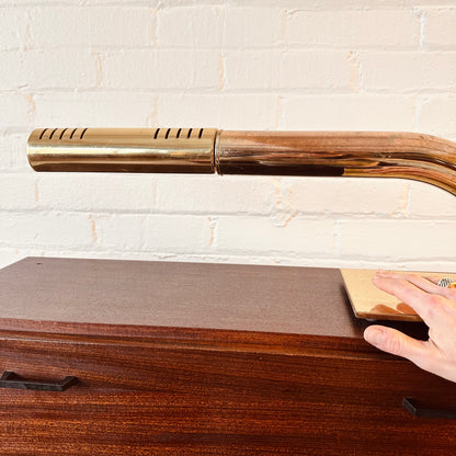 1970S MODERNIST BRASS DESK LAMP BY JIM BINDMAN