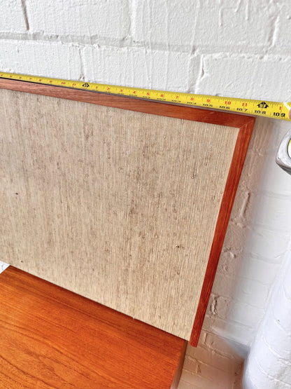 DANISH TEAK NIGHTSTANDS AND HEADBOARD