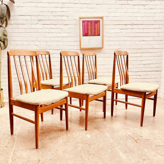 SET OF 6 BENNY LINDEN DINING CHAIRS