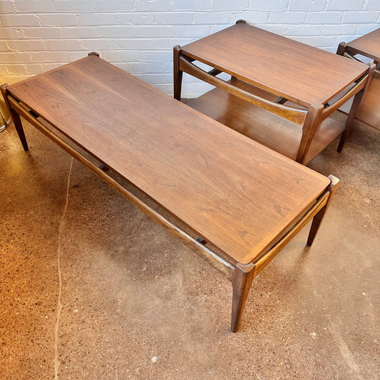 MCM WALNUT COFFEE TABLE