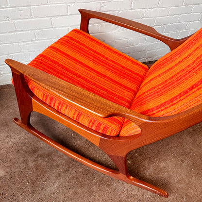 SOLID DANISH TEAK ROCKER BY R HUBER