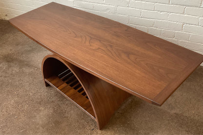 CUSTOM WALNUT CAMBER COFFEE TABLE